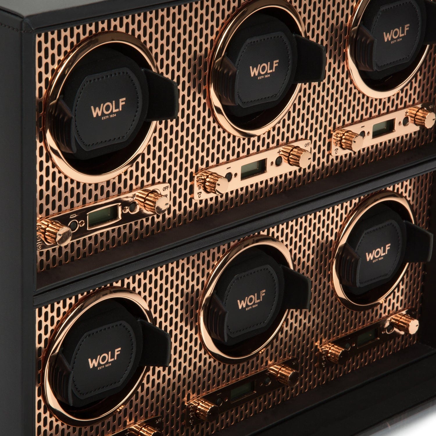 Wolf1834 Watch Winder Axis 6 Piece Watch Winder-Copper