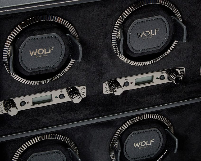 Wolf1834 Watch Winder British Racing 6 Piece Watch Winder