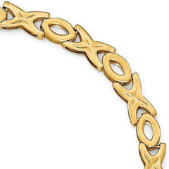 Capri_Q Bracelet Polished XOXO Bracelet 14K