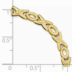 Capri_Q Bracelet Polished XOXO Bracelet 14K